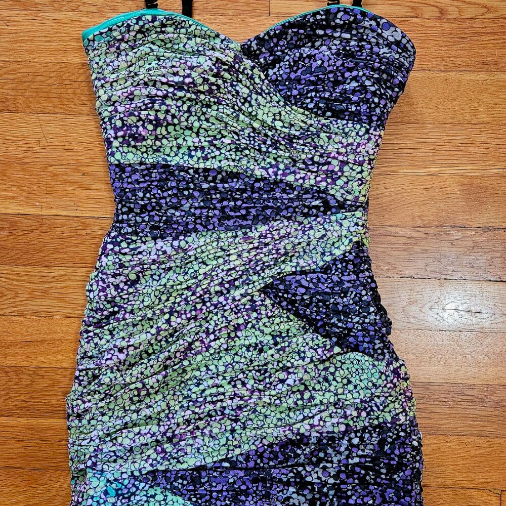BCBG MaxAzria Textured Strapless dress (size 2)